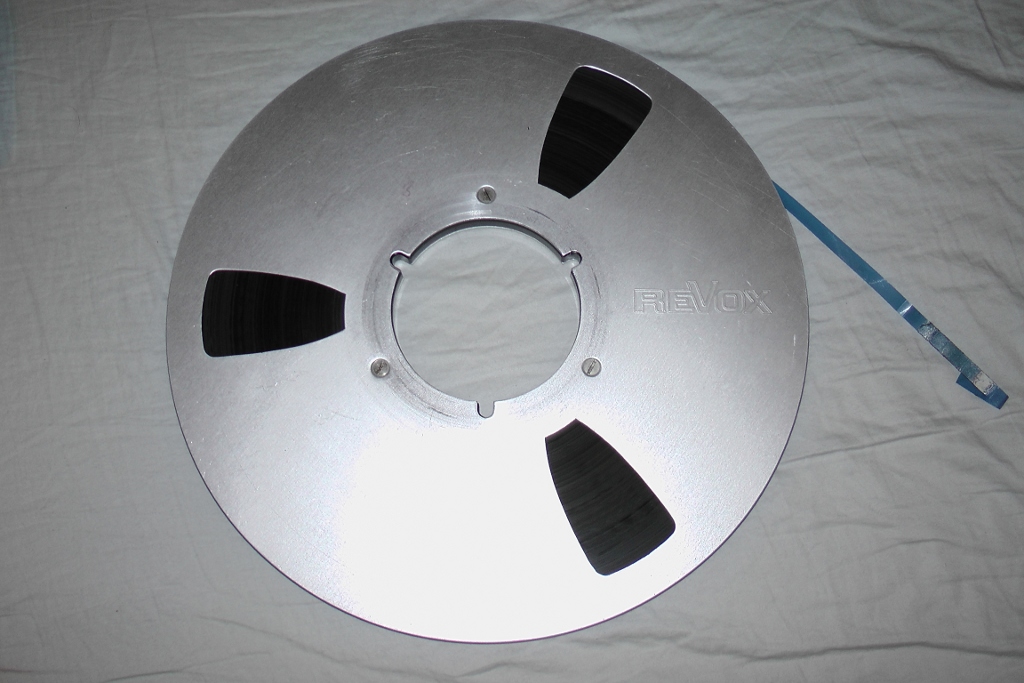 ReVox NAB reel aluminium with logo engraved