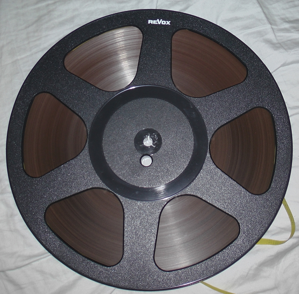 ReVox 10&frac12; plastic NAB reel with tape