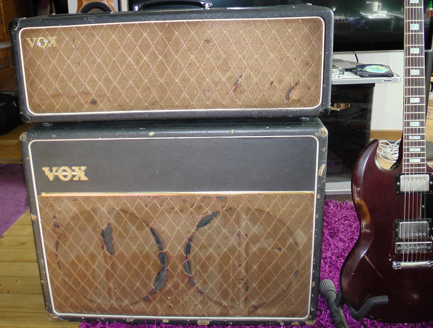 vox ac30tb head and cab 1964