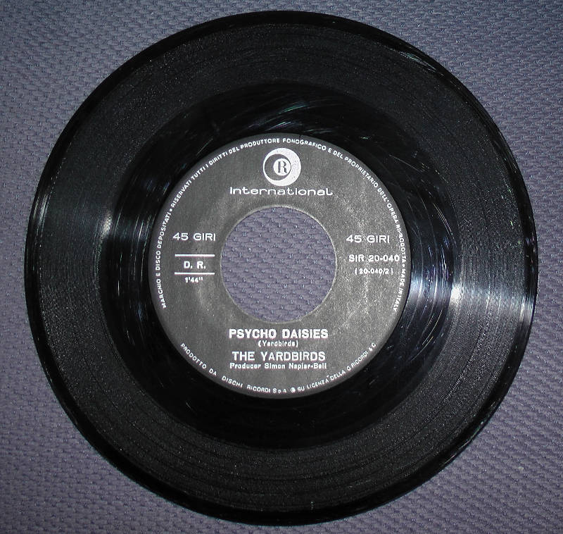 yardbirds happenings ten years time ago italian single 1966 side b