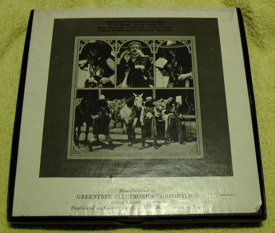 jimi hendrix experience smash hits reel box back