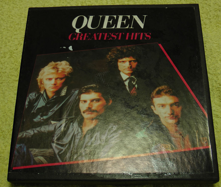 queen greatest hits reel box front