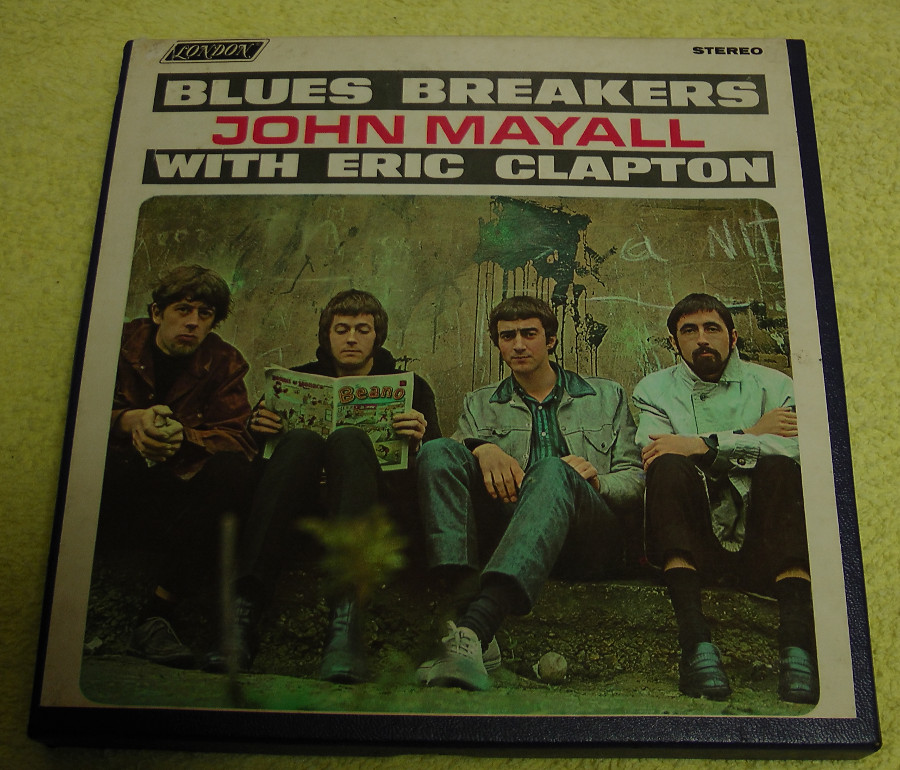 john mayall with eric clapton bluesbreakers reel tape box front