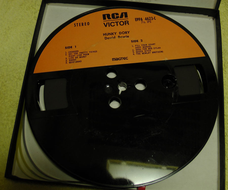 david bowie hunky dory reel tape
