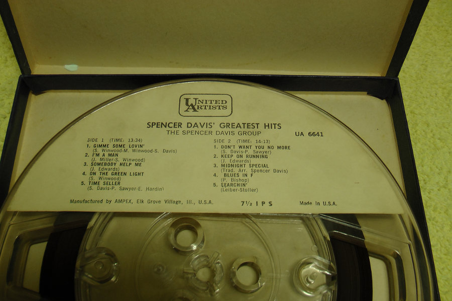 spencer davis group greatest hits reel tape