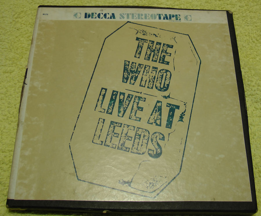 the who live at leeds reel box front