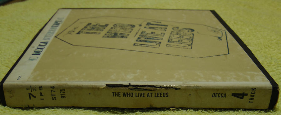 the who live at leeds reel box side