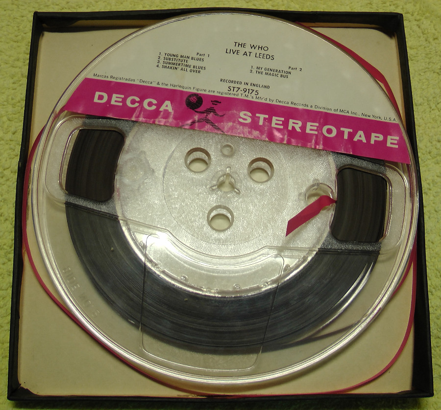 the who live at leeds reel tape
