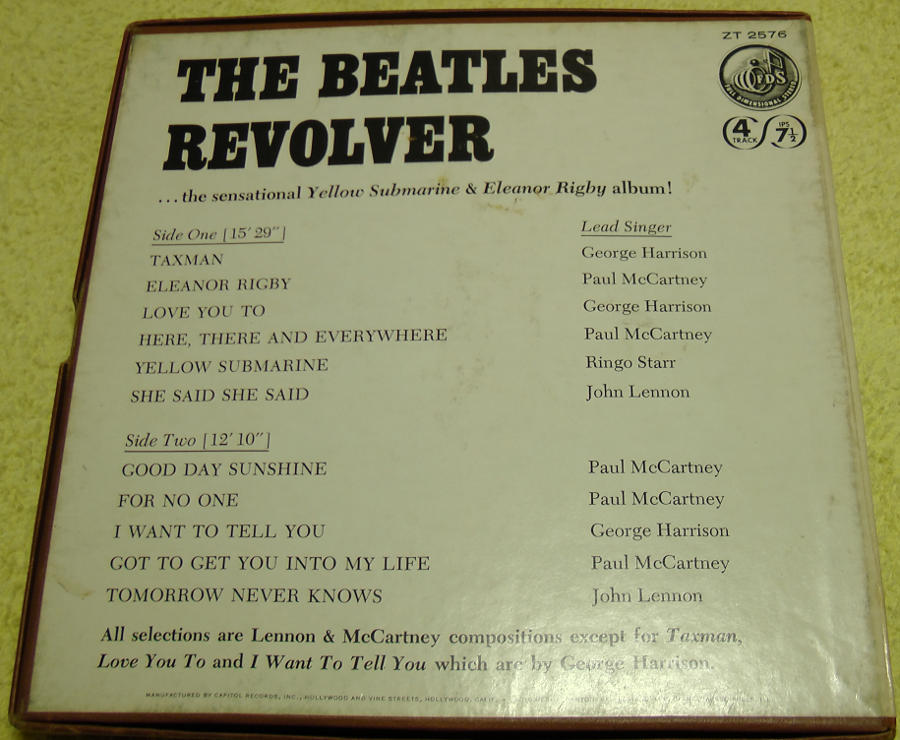 beatles revolver reel box back