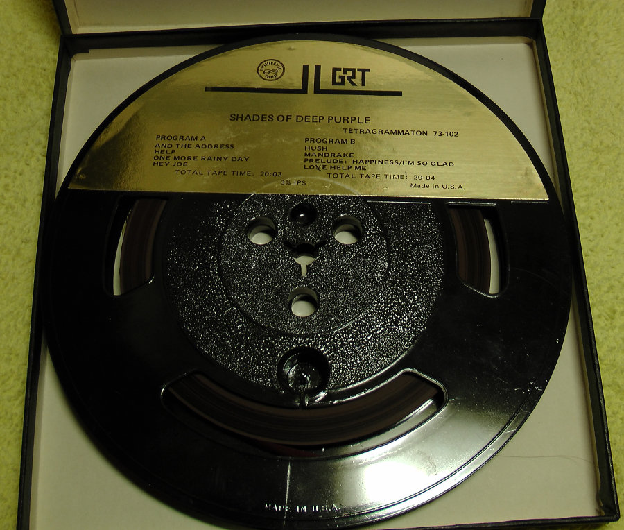 deep purple shades of deep purple reel tape