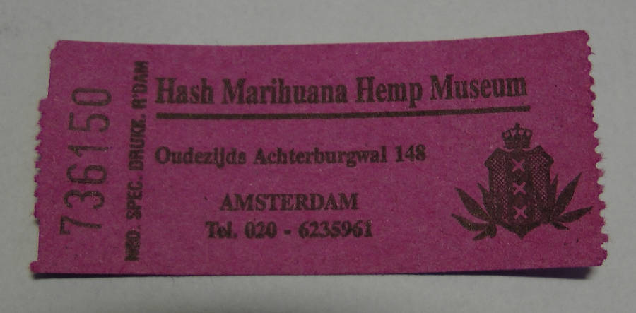 amsterdam hash marihuana hemp museum entrance ticket