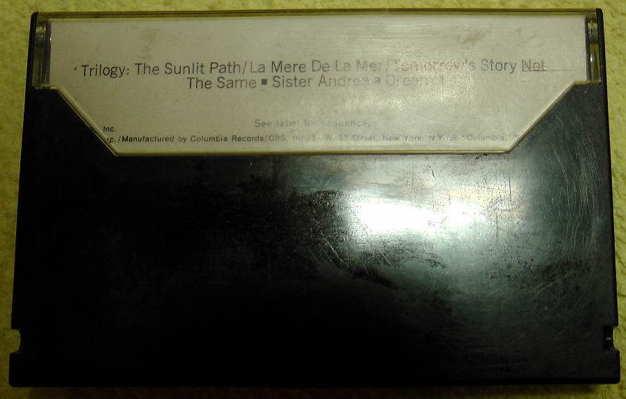 mahavishnu orchestra between nothingness and eternity c cassette box back