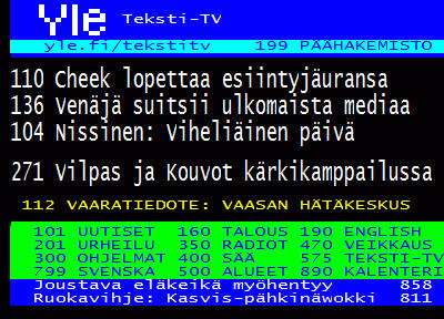 yle tekstitv rappio