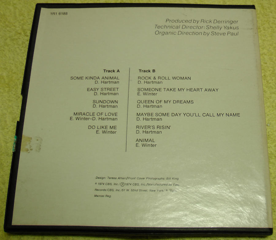 edgar winter group shock treatment reel box back