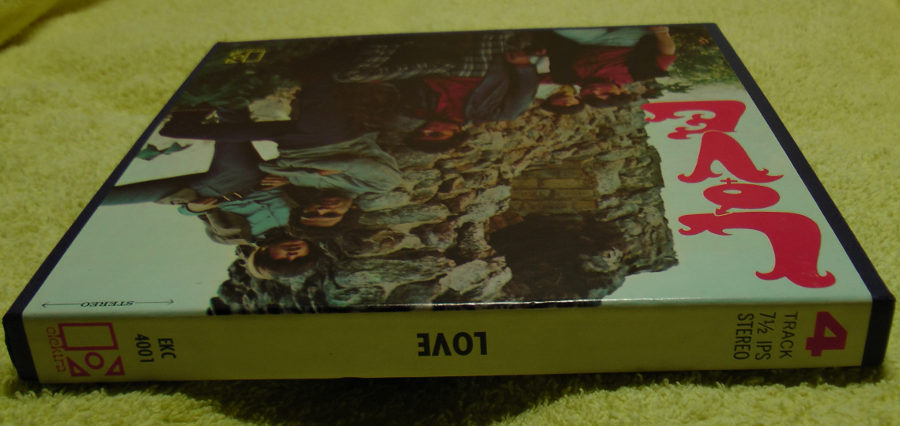 love love reel tape box side