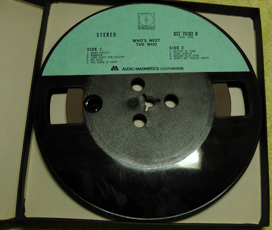 the who whos next reel tape