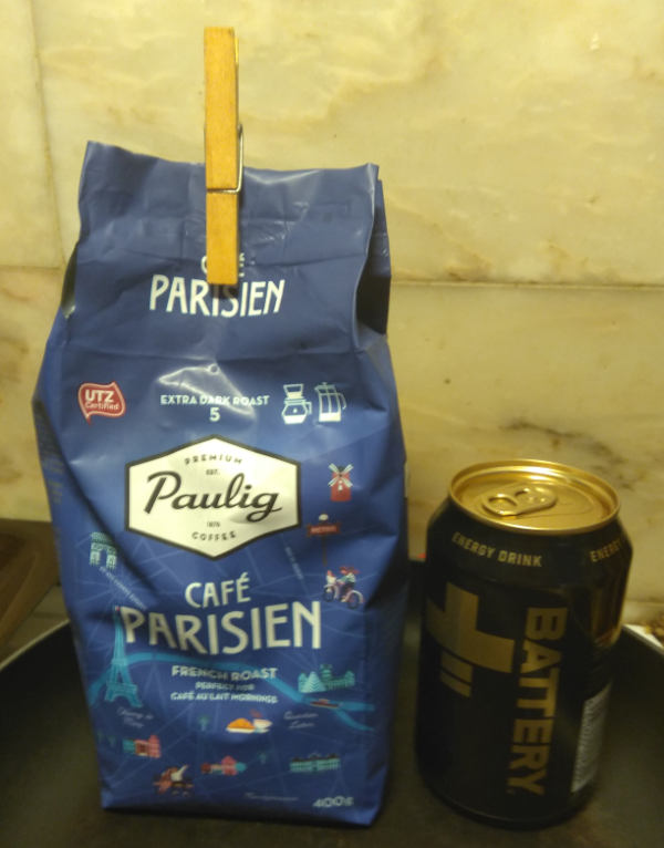 parisien coffee and energy drink