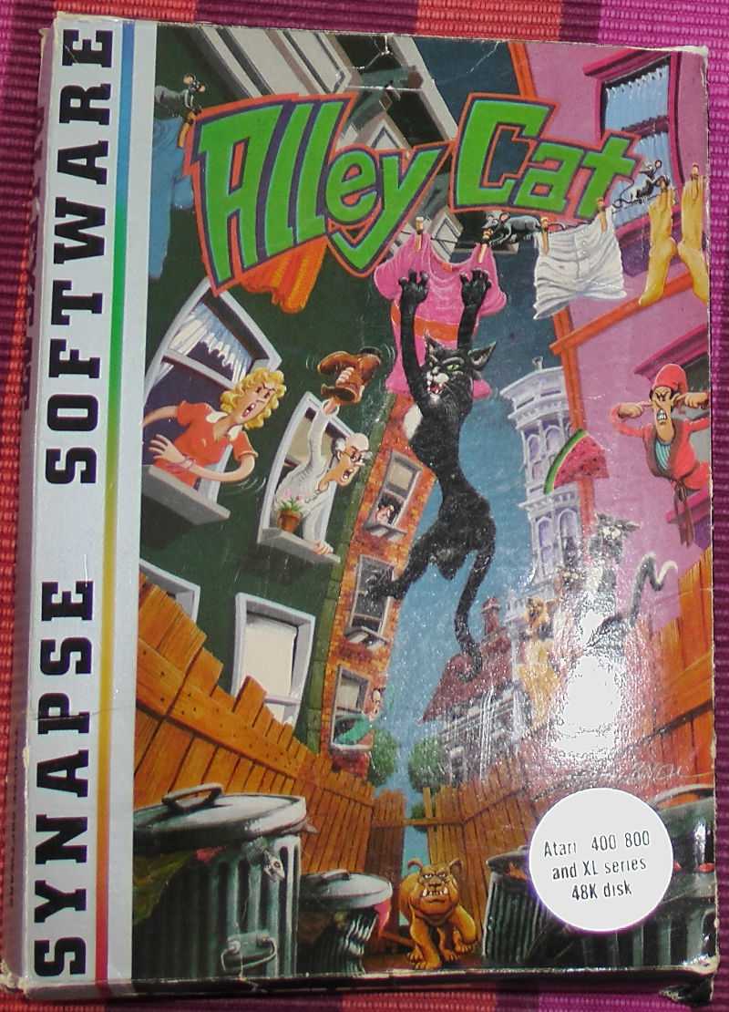 atari disk alley cat box front