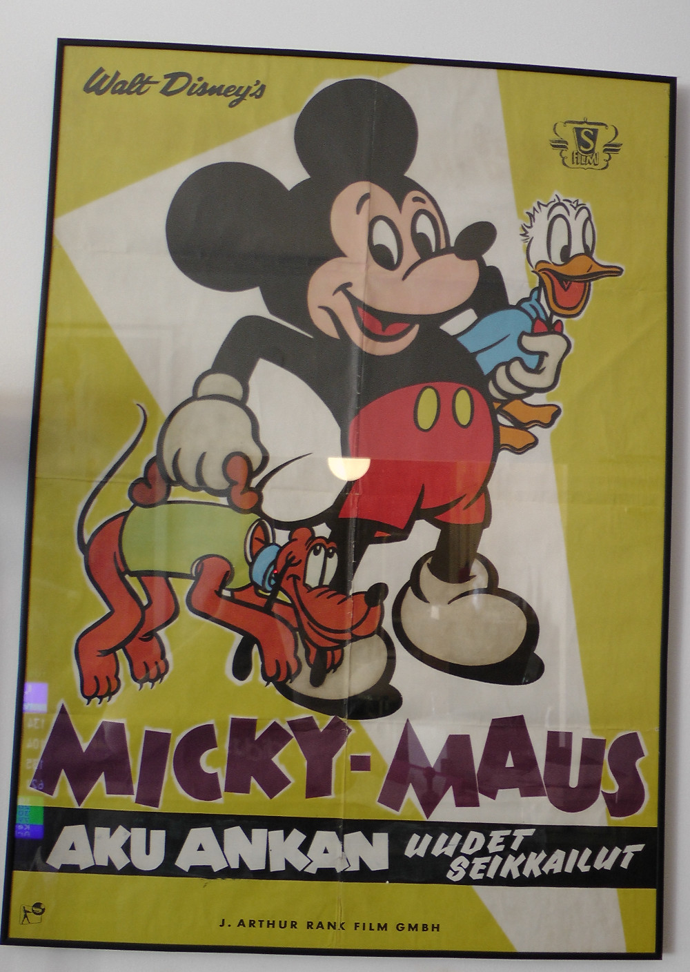 aku ankan uudet seikkailut movie poster vintage retro old