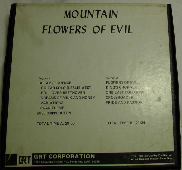 mountain flowers of evil reel box back