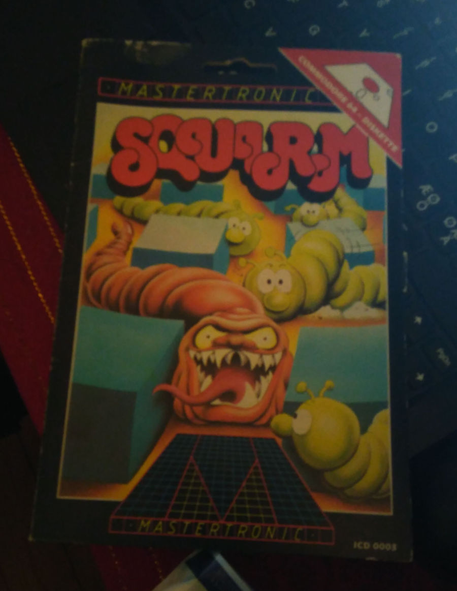commodore 64 squirm floppy disk by mastertronic