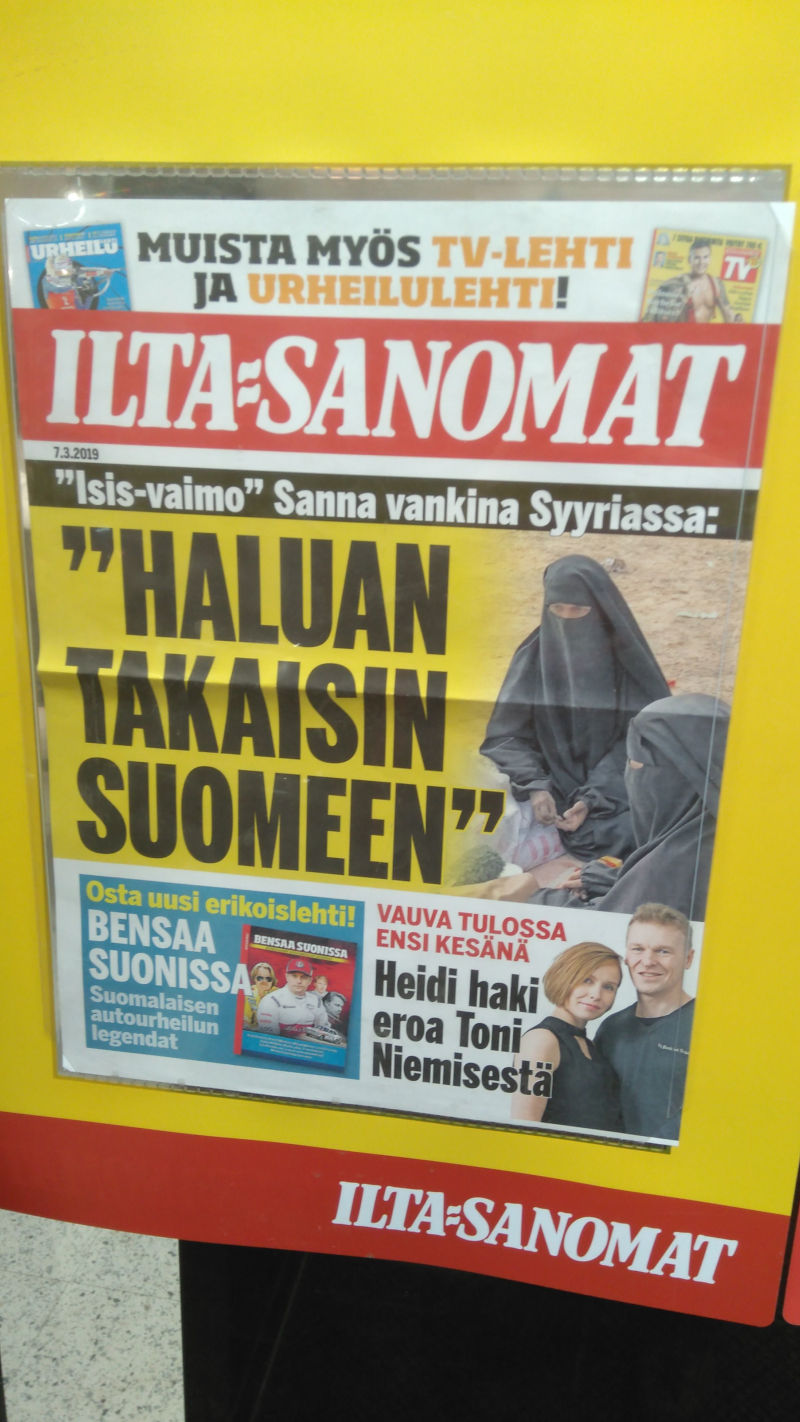 terroristi haluaa suomeen