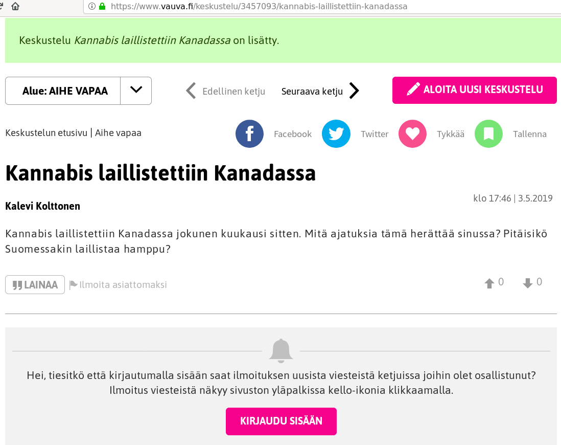 sananvapaus suomessa