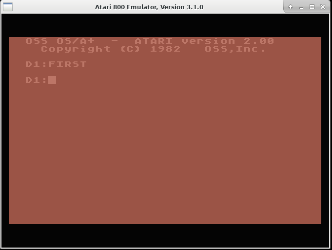 atari 800 first assembly program