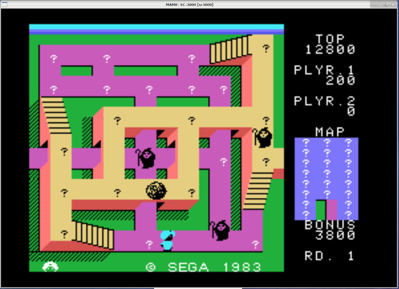 sega sc3000 sindbad mystery first round