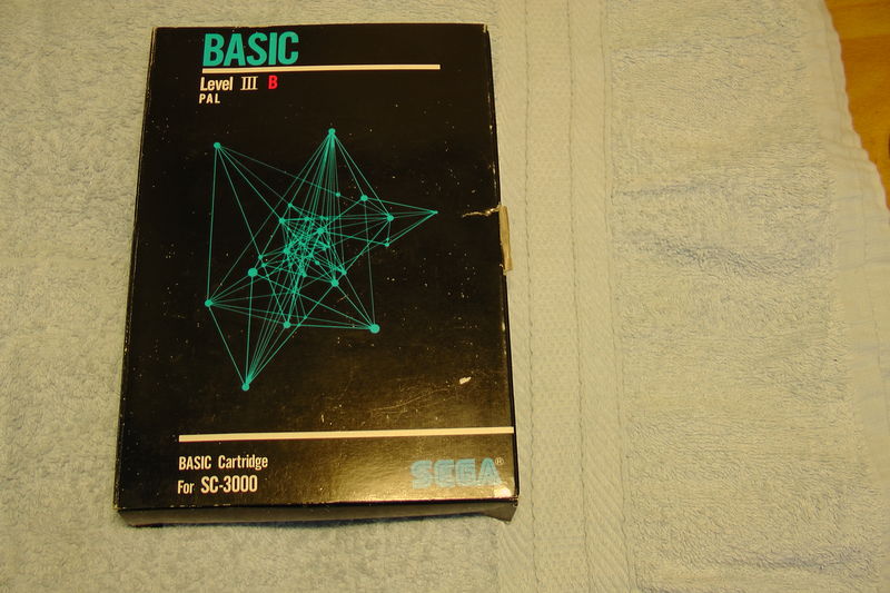 sega sc3000 basic cartridge box front
