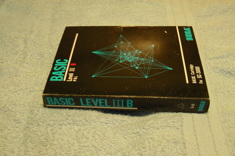 sega sc3000 basic cartridge box side