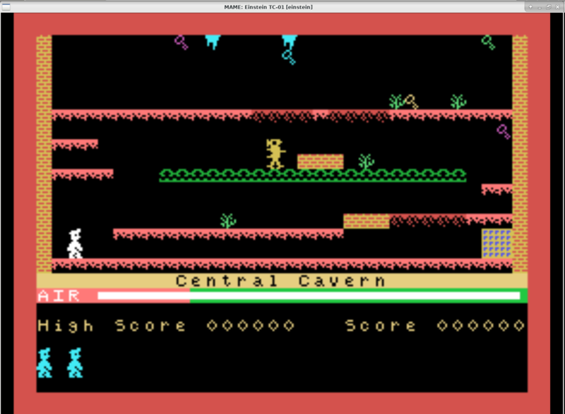 manic miner central cavern on tatung einstein