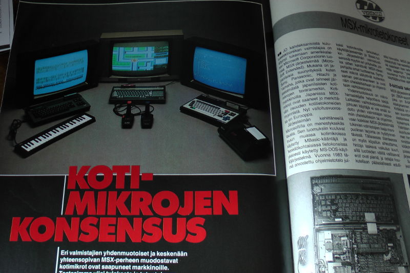 tekniikan maailma 2 1985 page 112 msx comparison