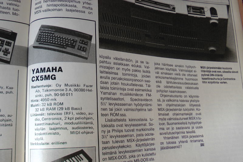 tekniikan maailma 2 1985 page 115 msx comparison