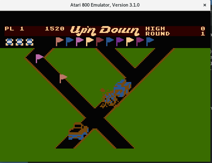 up n down with atari800